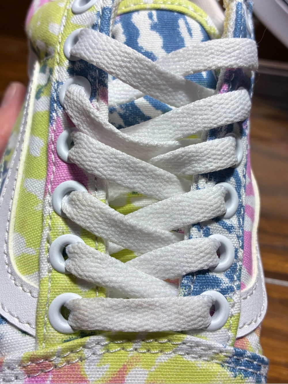 Vans Pastel Tie Dye ComfyCush Old Skool Sneakers Size W 8 / M 6.5 - Picture 15 of 16